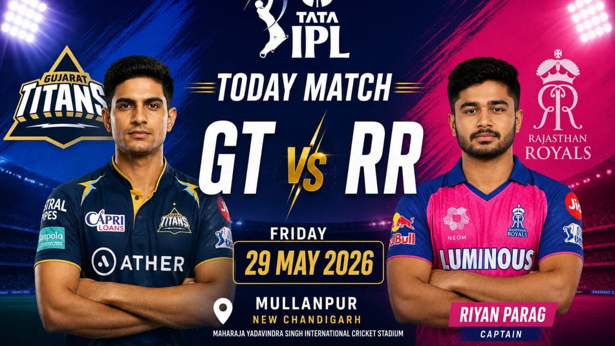 Mullanpur weather update GT vs RR IPL 2026 Will rain affect Qualifier 2 in New Chandigarh today?