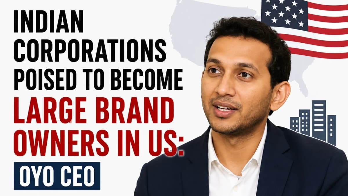 Indian Companies Set to Become Major Brand Owners in the US, Says OYO CEO Ritesh Agarwal