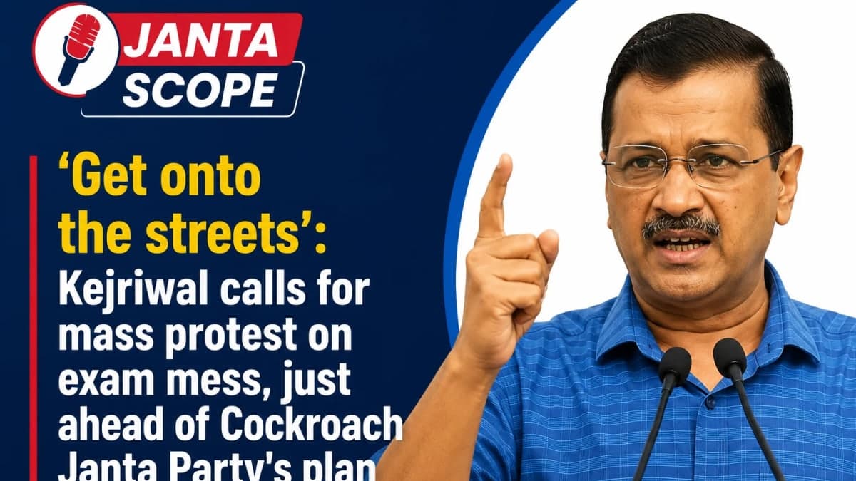 Kejriwal Calls for Street Protests Over Exam Controversy Ahead of Cockroach Janta Party's Planned Demonstration