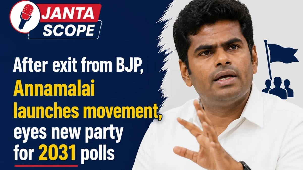 After BJP Exit, Annamalai Launches New Movement, Signals Political Ambitions for 2031 Polls