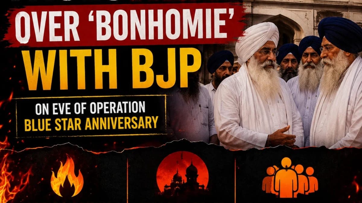 Damdami Taksal Faces Criticism Over Alleged ‘Bonhomie’ with BJP Ahead of Operation Blue Star Anniversary