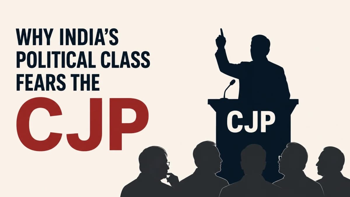 Why India’s Political Class Fears the CJP: The Growing Influence of a New Political Force