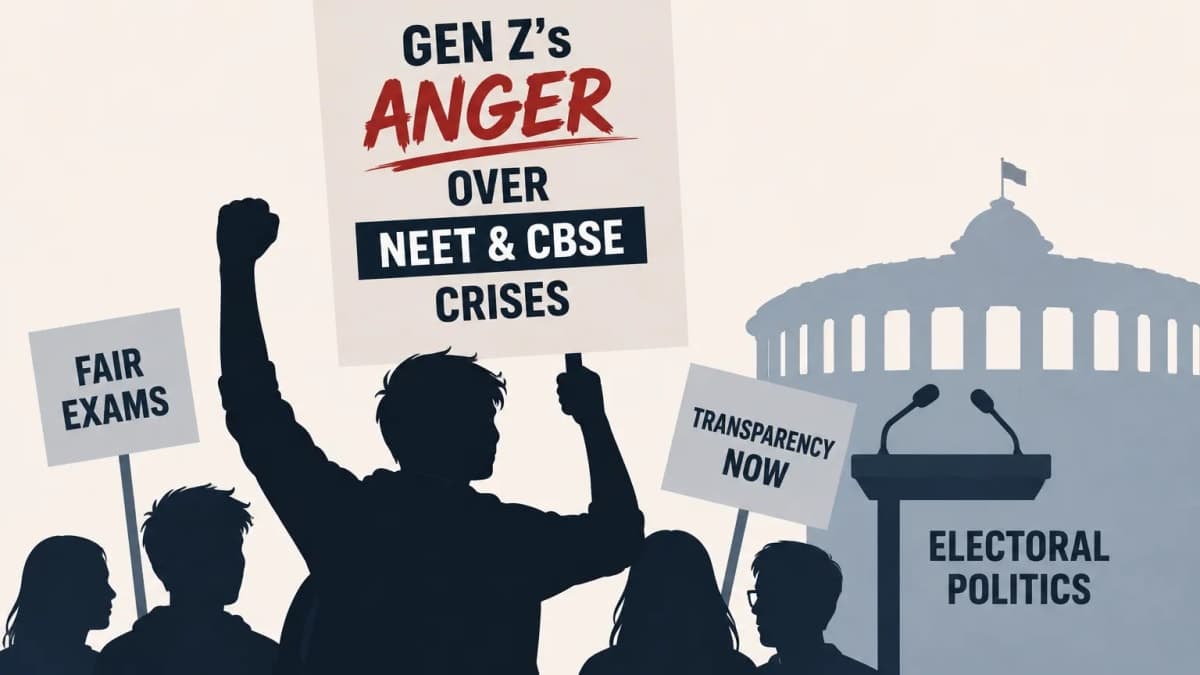 Gen Z’s Anger Over NEET and CBSE Controversies Begins to Shape Electoral Politics