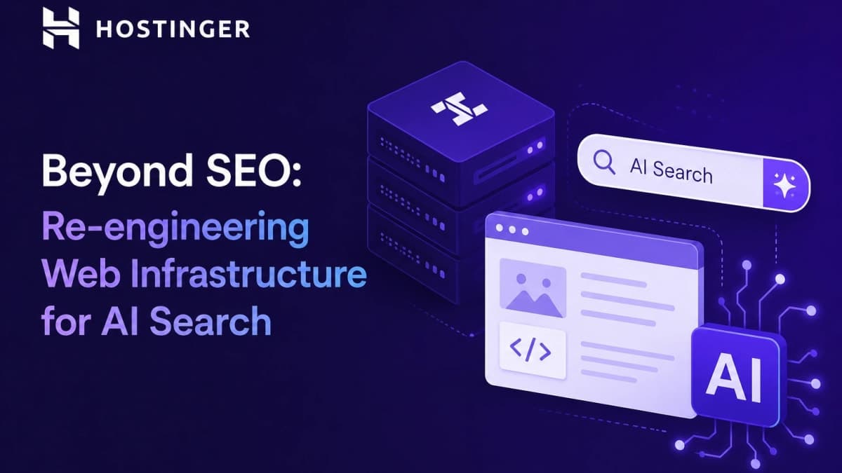 Beyond SEO: How Hostinger Is Re-Engineering Web Infrastructure for the AI Search Era