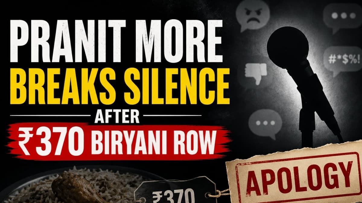 Pranit More Apologises After ₹370 Biryani Row, Says ‘I Deserve This Hate’