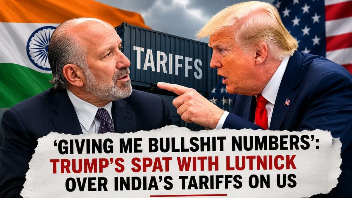 Giving Me Bullshit Numbers': Trump’s Heated Clash With Lutnick Over India Tariffs Comes to Light