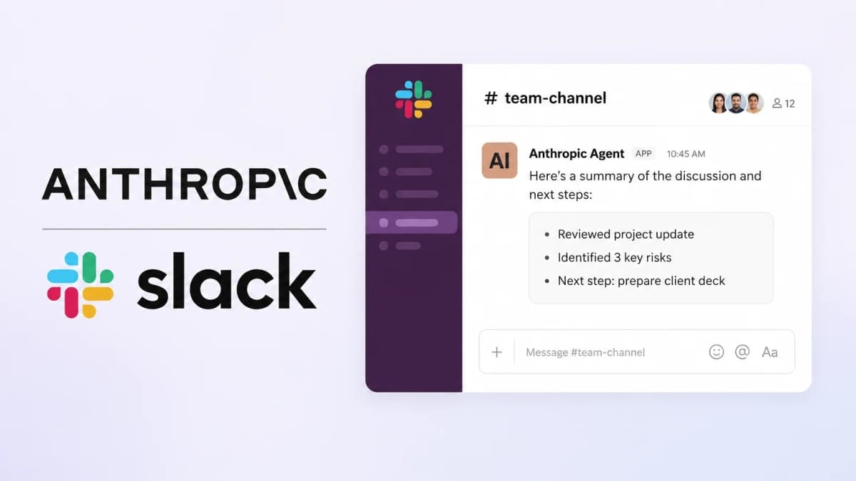 Anthropic Launches Workplace AI Agents Directly Inside Slack
