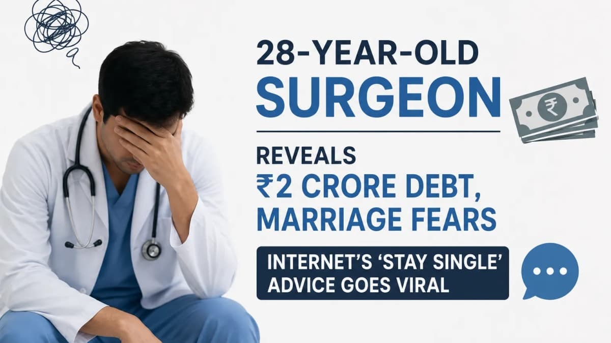 Viral Post by 28-Year-Old Surgeon on ₹2 Crore Debt and Marriage Anxiety Sparks Online Debate