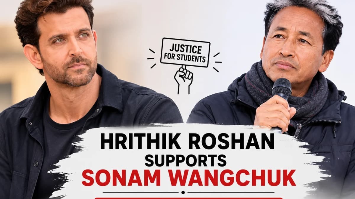 Hrithik Roshan Supports Sonam Wangchuk's Hunger Strike, Calls for Justice for Students