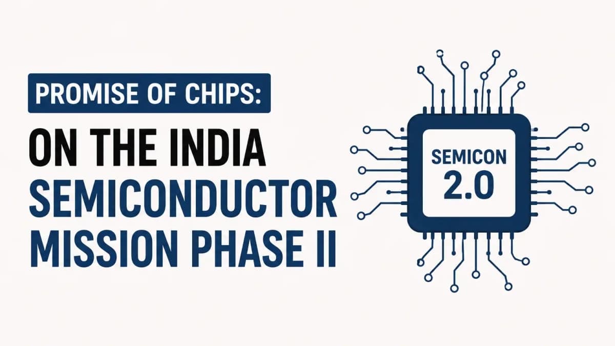 India Semiconductor Mission Phase II Aims to Strengthen Domestic Chip Ecosystem