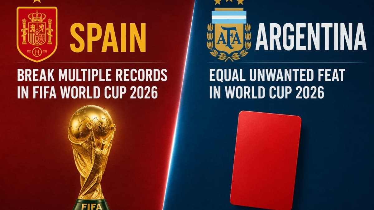 Spain Rewrite FIFA World Cup History as Argentina Match Unwanted Record in 2026 Final