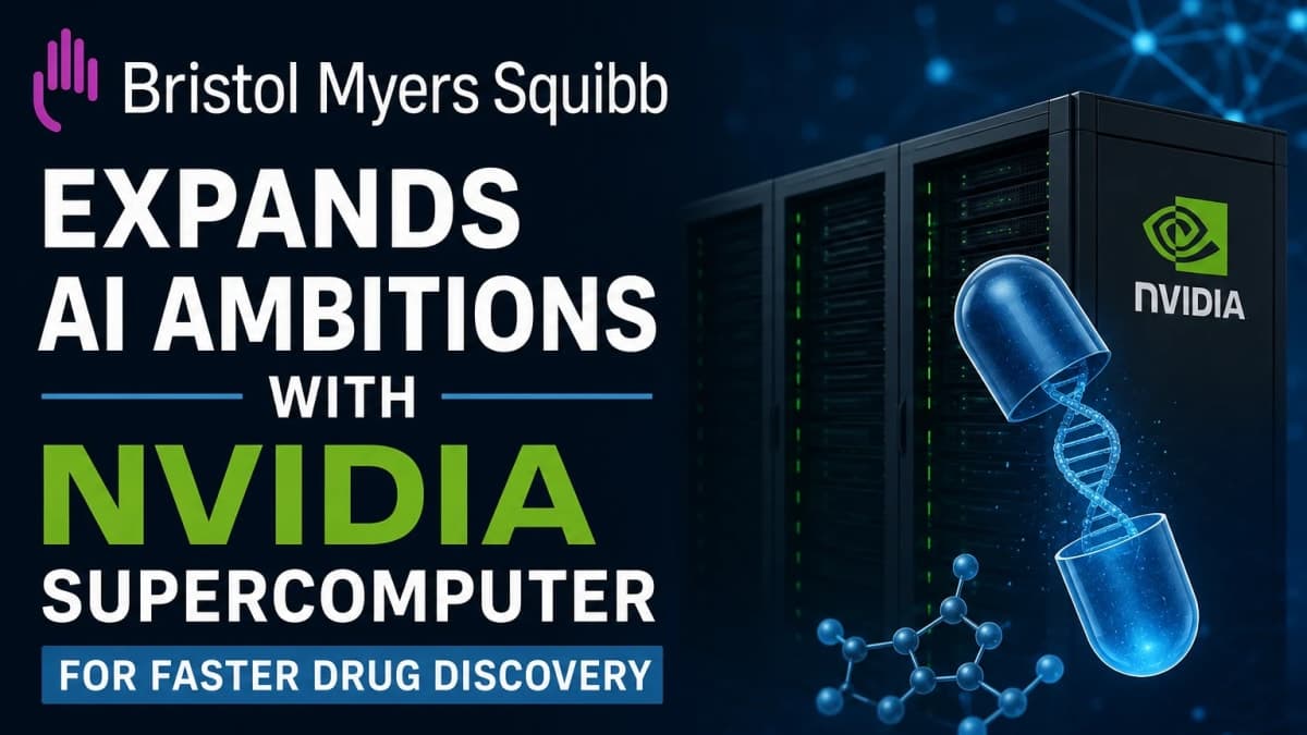 Bristol Myers Squibb Expands AI Ambitions With Nvidia Supercomputer for Faster Drug Discovery.