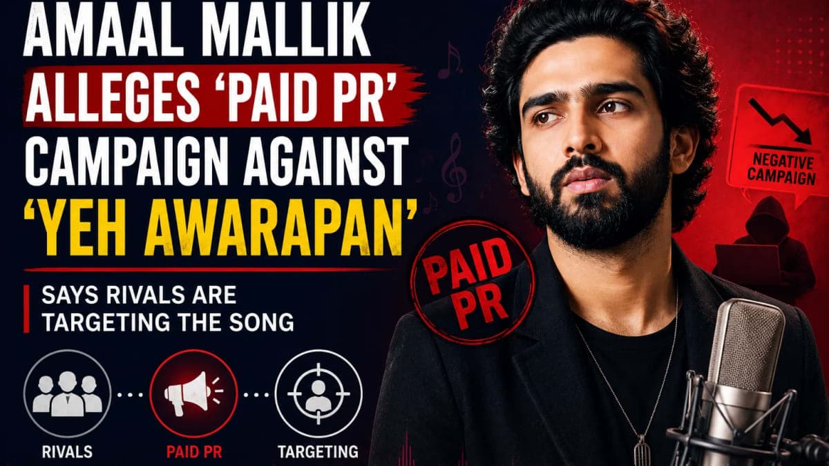 Amaal Mallik Alleges ‘Paid PR’ Campaign Against ‘Yeh Awarapan’, Says Rivals Are Targeting the Song