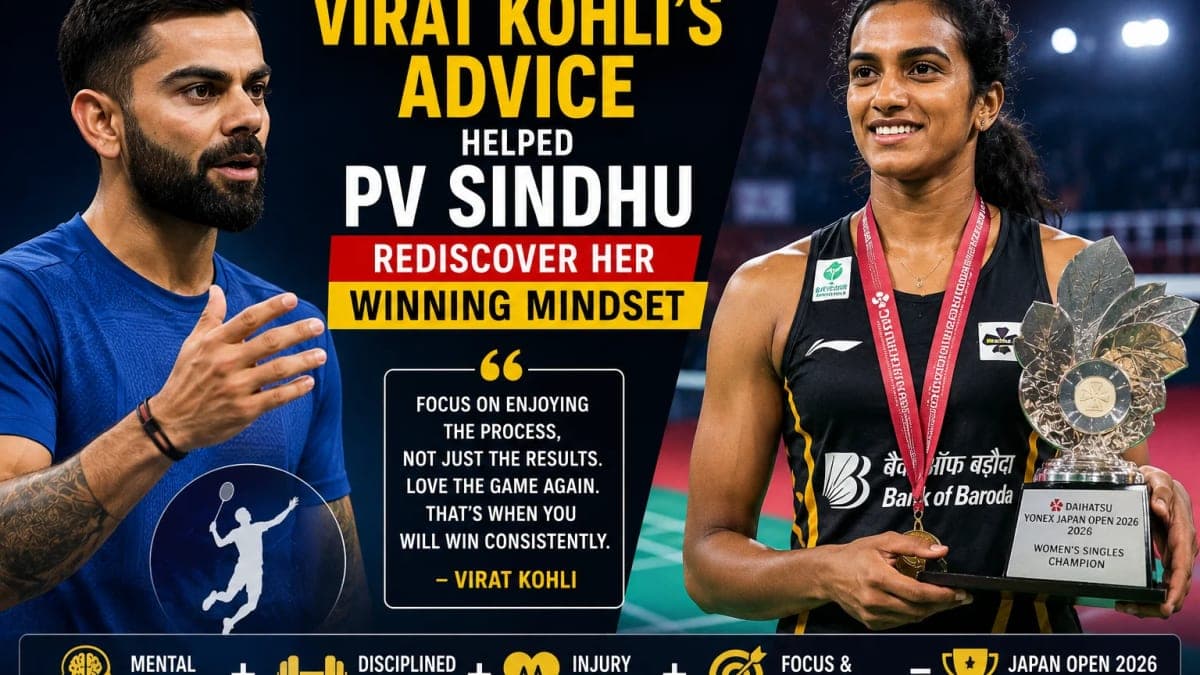 How Virat Kohli’s Advice Helped PV Sindhu Rediscover Her Winning Mindset