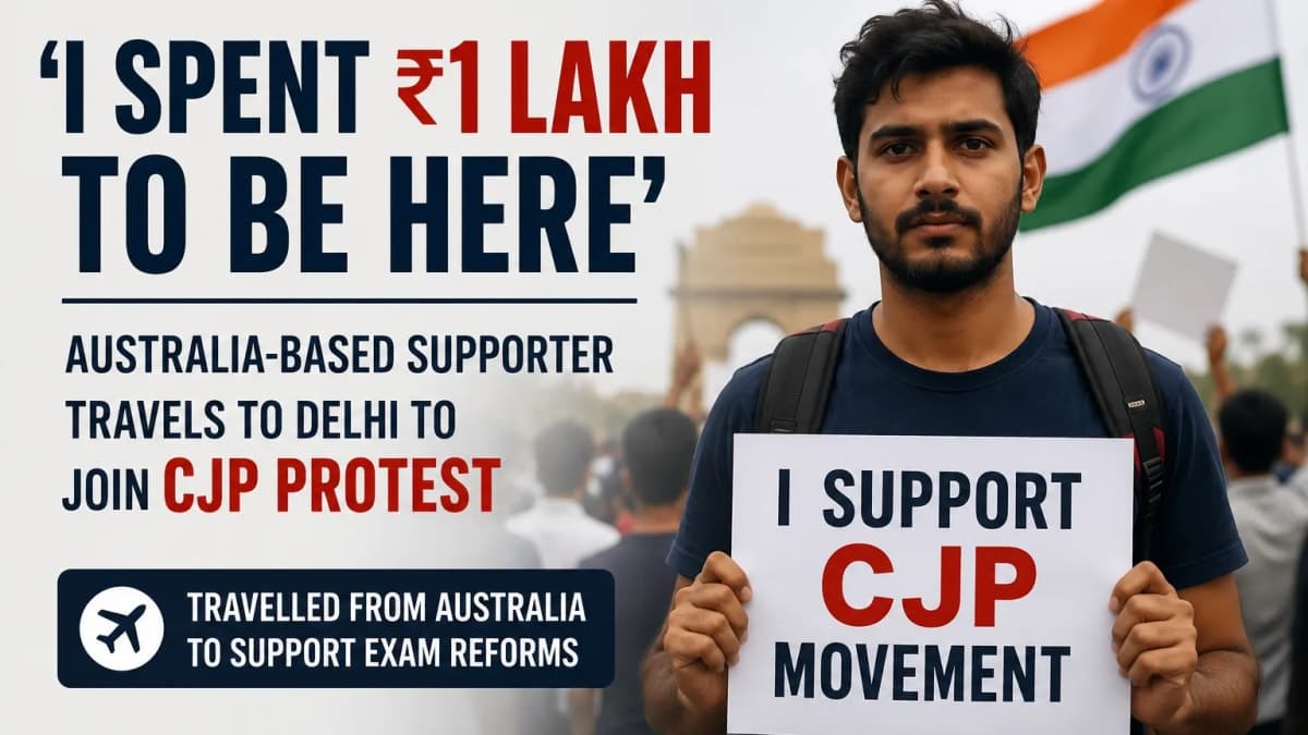 ‘I Spent ₹1 Lakh To Be Here’: Australia-Based Supporter Travels to Delhi to Join CJP Protest.
