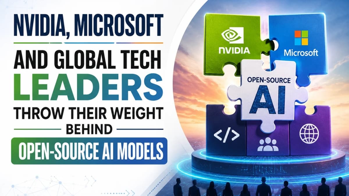 Nvidia, Microsoft and Global Tech Leaders Throw Their Weight Behind Open-Source AI Models