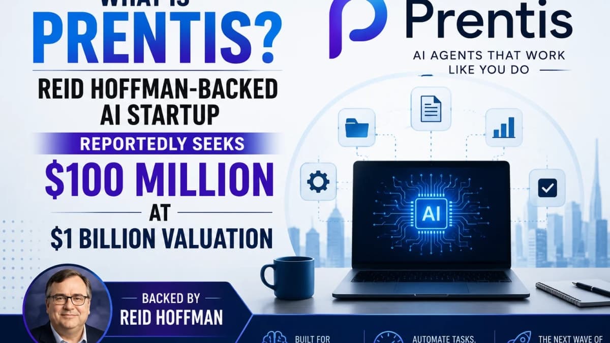 What Is Prentis? Reid Hoffman-Backed AI Startup Reportedly Seeks $100 Million at $1 Billion Valuation