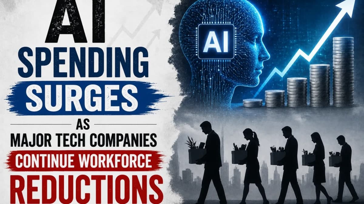AI Spending Surges as Major Tech Companies Continue Workforce Reductions
