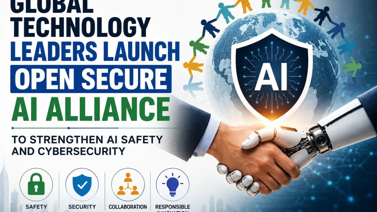 Global Technology Leaders Launch Open Secure AI Alliance to Strengthen AI Safety and Cybersecurity