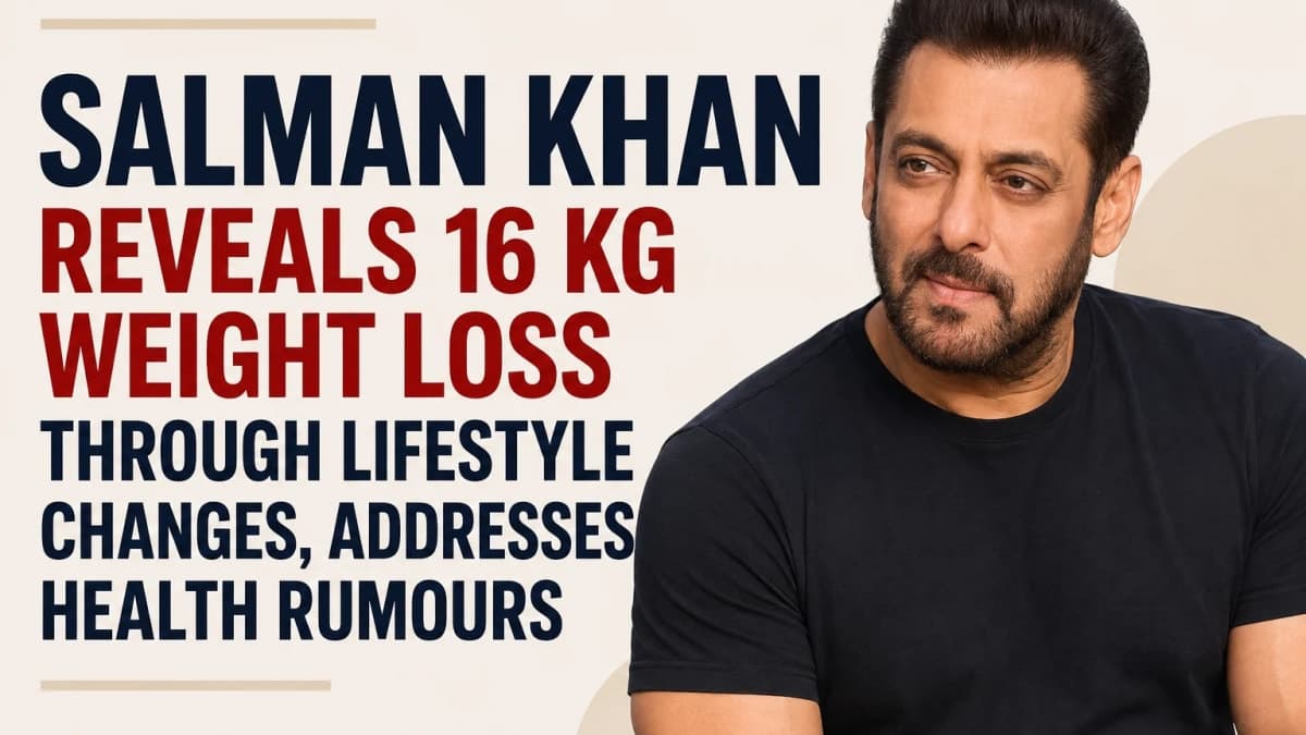 Salman Khan Reveals 16 Kg Weight Loss Through Lifestyle Changes, Addresses Health Rumours