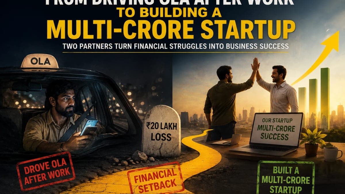 From Driving Ola After Work to Building a Multi-Crore Startup: Two Partners Turn Financial Struggles Into Business Success