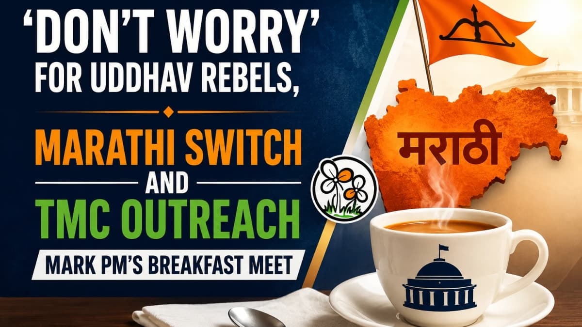 ‘Don’t Worry’ for Uddhav Rebels, Marathi Switch and TMC Outreach Mark PM’s Breakfast Meet