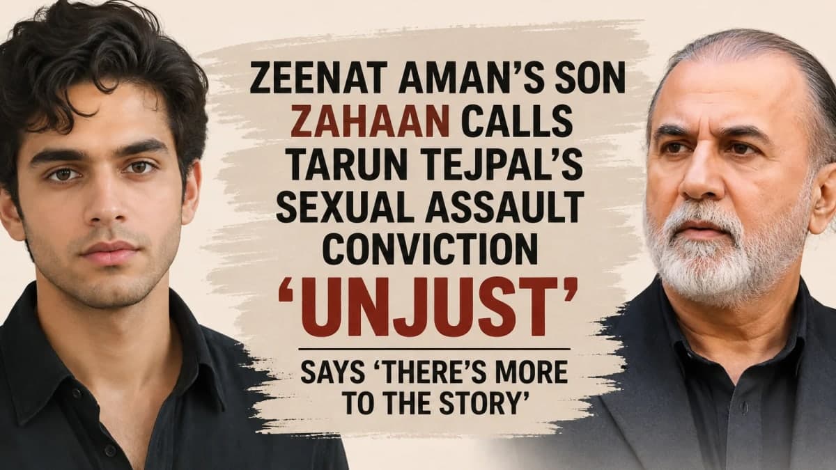 Zeenat Aman’s Son Zahaan Calls Tarun Tejpal’s Sexual Assault Conviction ‘Unjust’, Says ‘There’s More to the Story’