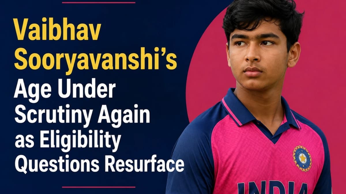 Vaibhav Sooryavanshi’s Age Under Scrutiny Again as Eligibility Questions Resurface