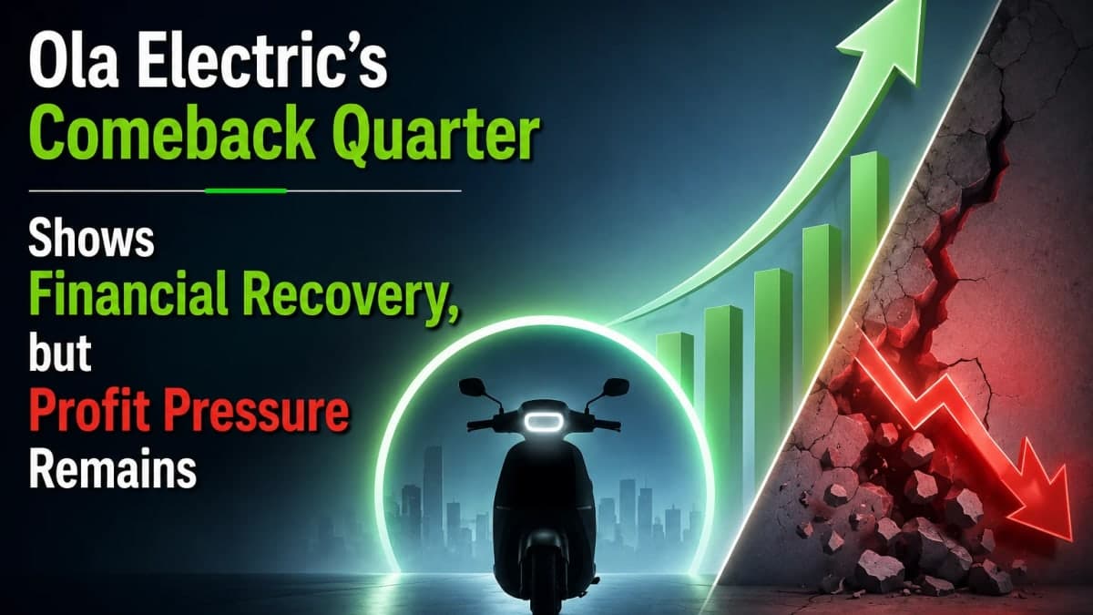 Ola Electric’s Comeback Quarter Shows Financial Recovery, but Profit Pressure Remains