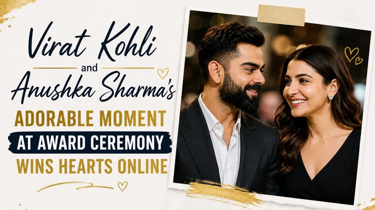 Virat Kohli and Anushka Sharma’s Adorable Moment at Award Ceremony Wins Hearts Online
