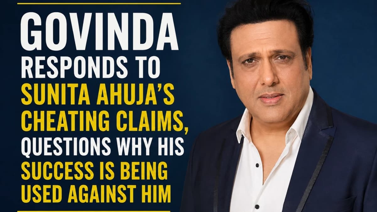Govinda Responds to Sunita Ahuja’s Cheating Claims, Questions Why His Success Is Being Used Against Him