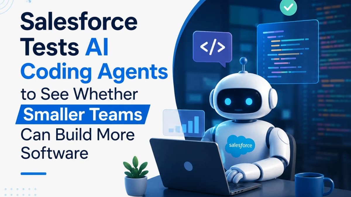 Salesforce Tests AI Coding Agents to See Whether Smaller Teams Can Build More Software