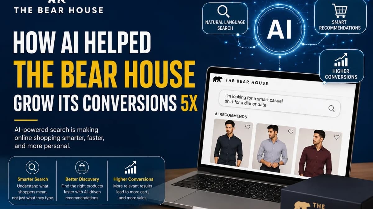 How AI Helped The Bear House Transform Online Shopping and Drive Higher Conversions