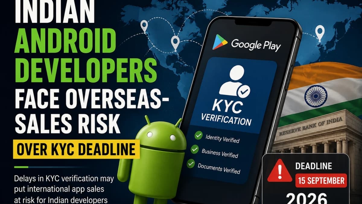 Indian Android Developers Face Overseas-Sales Risk as KYC Deadline Nears