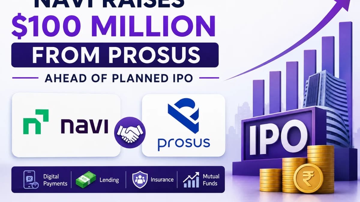 Navi Secures $100 Million From Prosus as Fintech Firm Prepares for Planned IPO