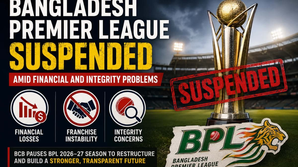 Bangladesh Premier League Suspended as Financial Losses and Integrity Concerns Force Major Reset