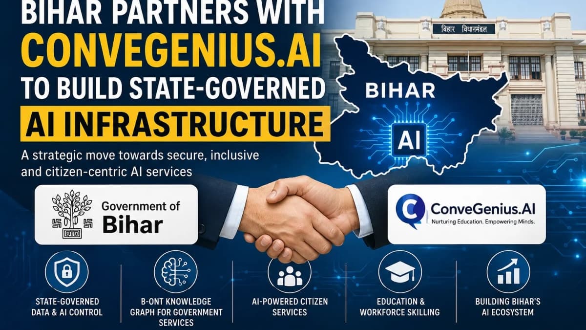 Bihar Partners With ConveGenius.AI to Build State-Governed AI Infrastructure