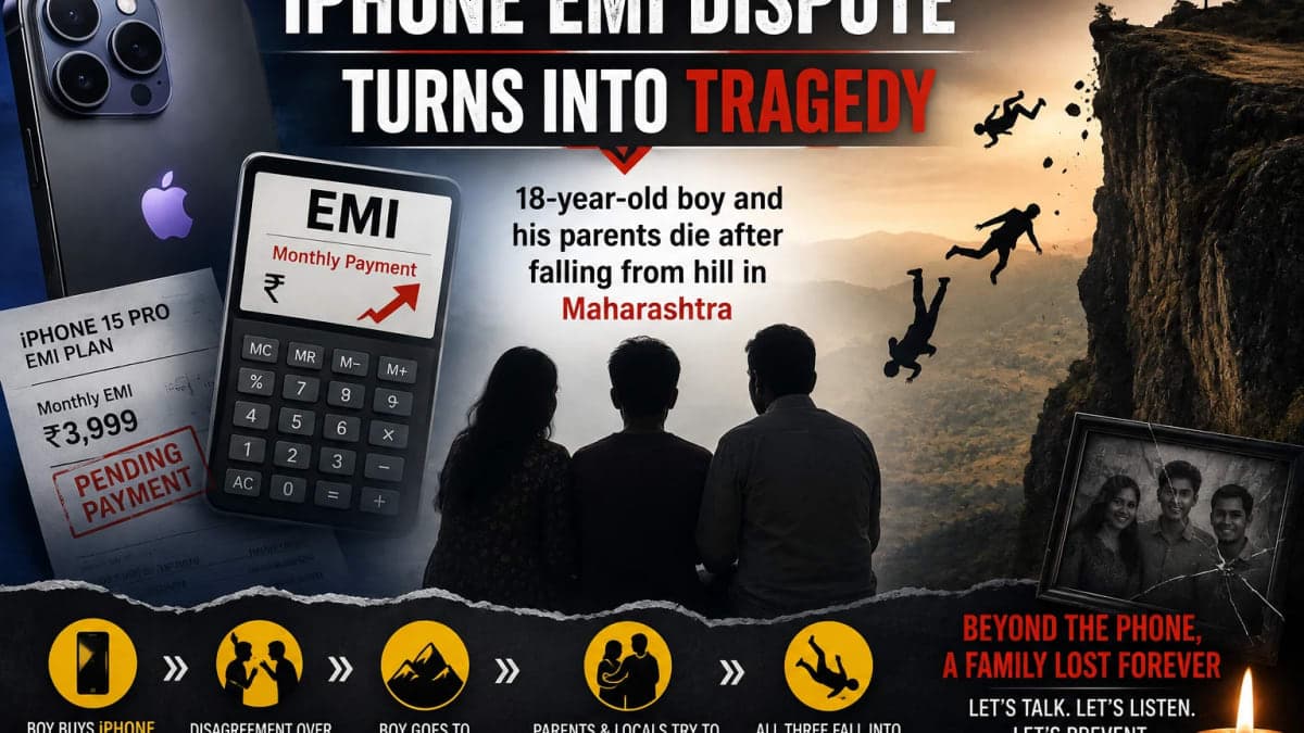 iPhone EMI Dispute Precedes Maharashtra Hill Tragedy, Teen and Parents Die