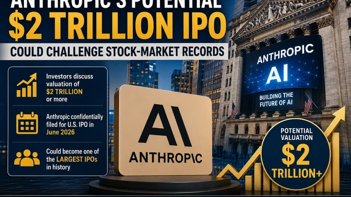 Anthropic’s $2 Trillion IPO Dream Could Rewrite Wall Street Records — Here’s Why Investors Are Watching