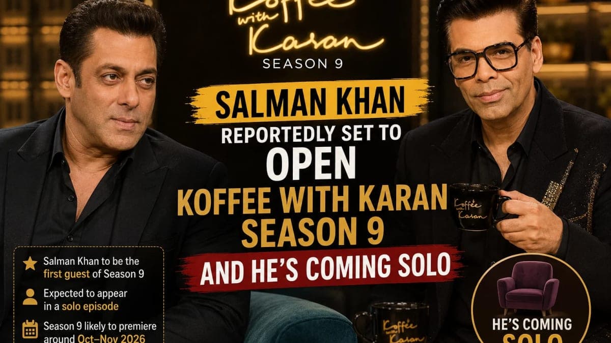 Salman Khan Is Returning to Koffee With Karan — But This Time, He Could Take the Couch All by Himself