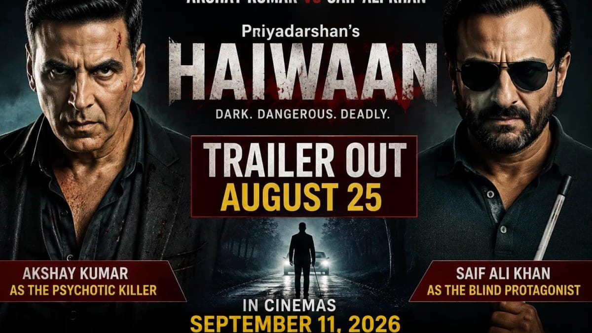 Haiwaan Trailer Out: Akshay Kumar’s Sinister Avatar Clashes With Saif Ali Khan in Priyadarshan’s Dark Thriller