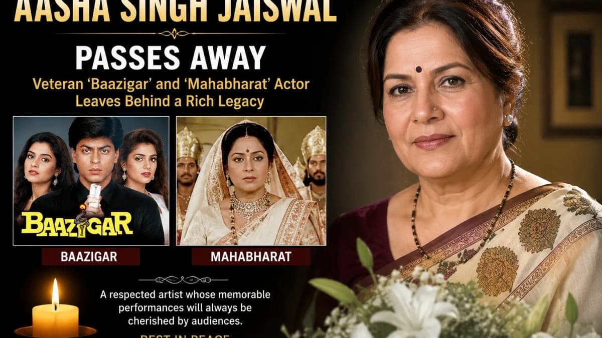 Aasha Singh Jaiswal Dies: Veteran Baazigar and Mahabharat Actor Passes Away, Film Industry Pays Tribute