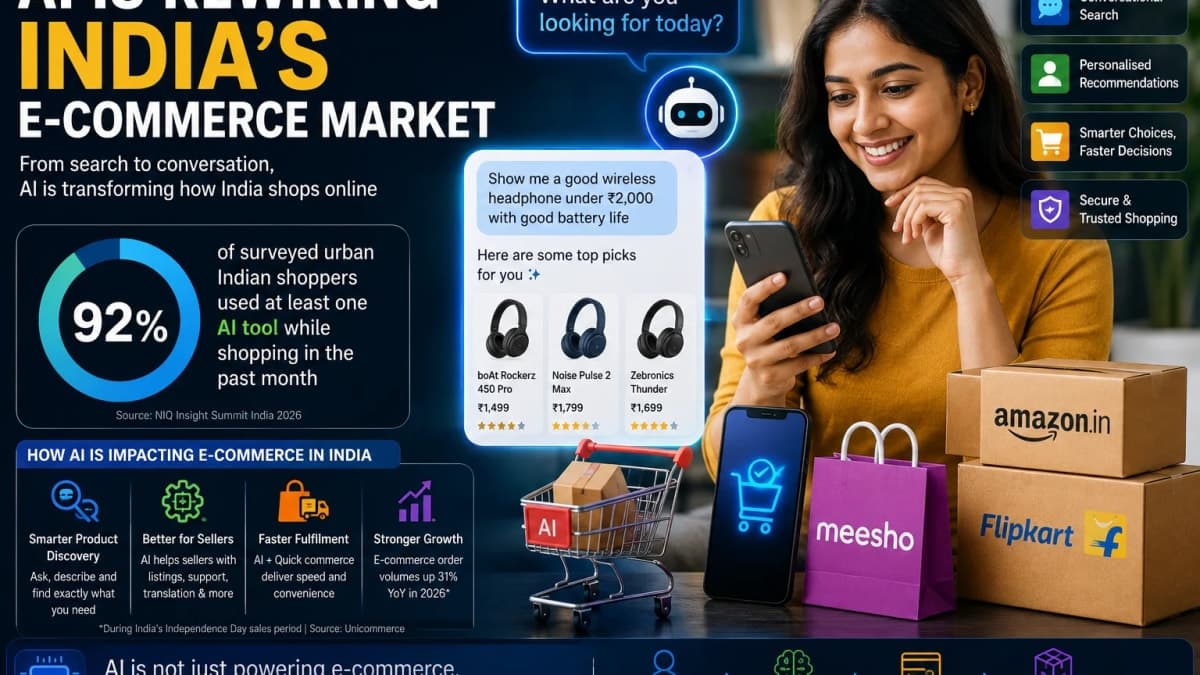 AI Is Changing How India Shops: 92% of Urban Consumers Now Use AI Tools