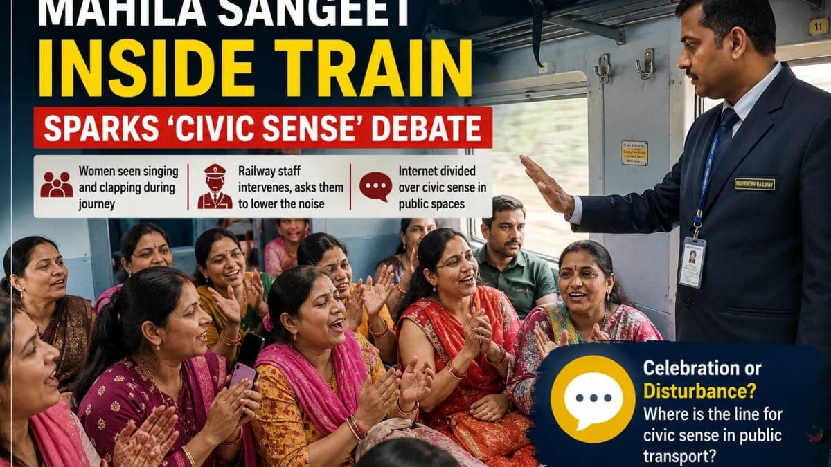 Women Hold Mahila Sangeet Inside Train; Viral Video Divides Internet Over ‘Civic Sense’