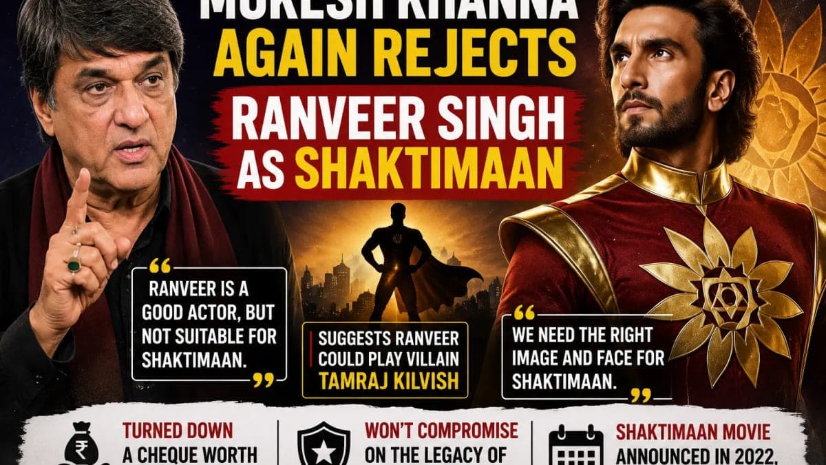 Mukesh Khanna Won’t Accept Ranveer Singh as Shaktimaan Even After Crores at Stake — Here’s Why