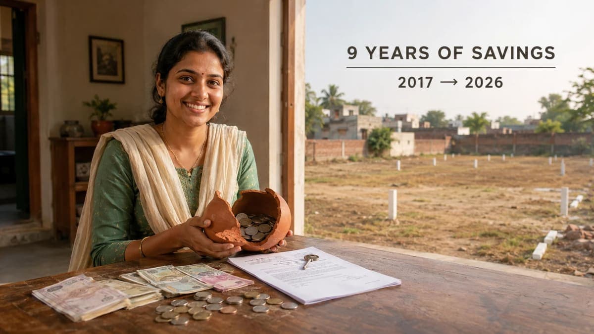 UP Woman Saves Money for 9 Years, Uses Piggy-Bank Collection to Buy a Plot