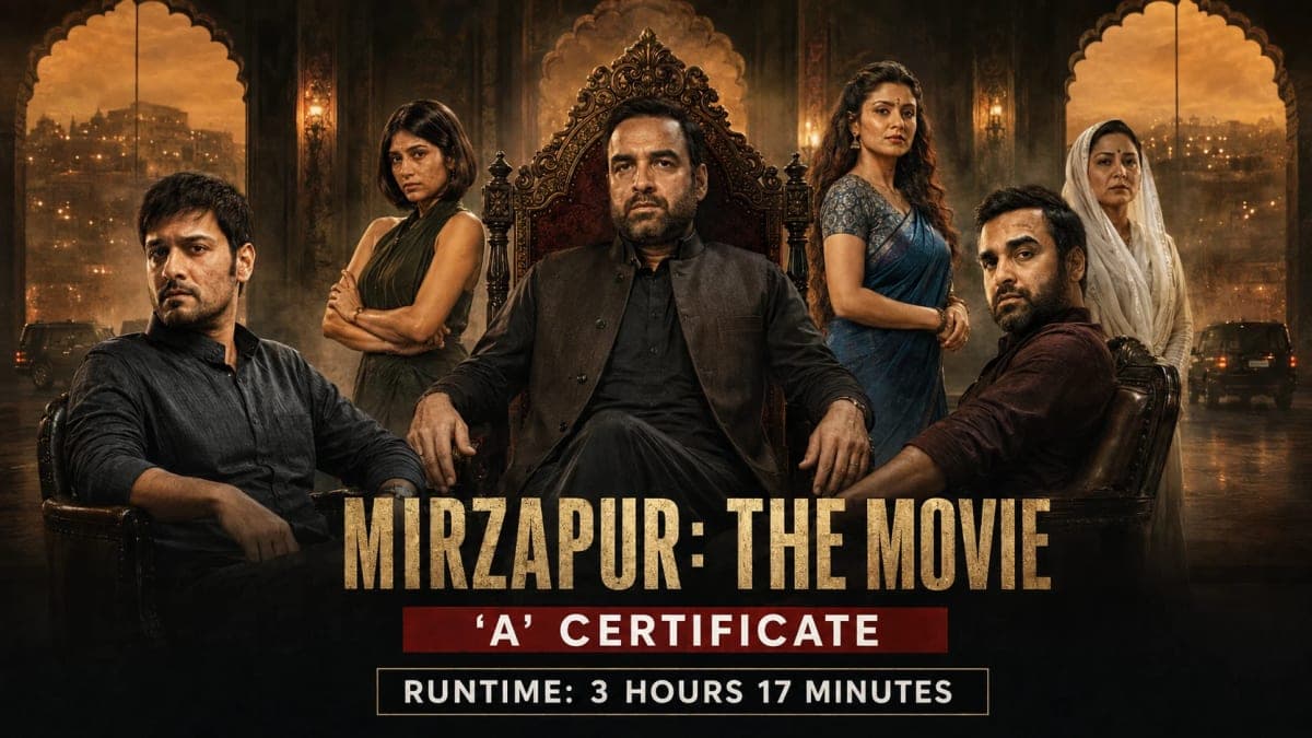 ‘Mirzapur: The Movie’ Gets ‘A’ Certificate; 3-Hour-17-Minute Runtime Revealed
