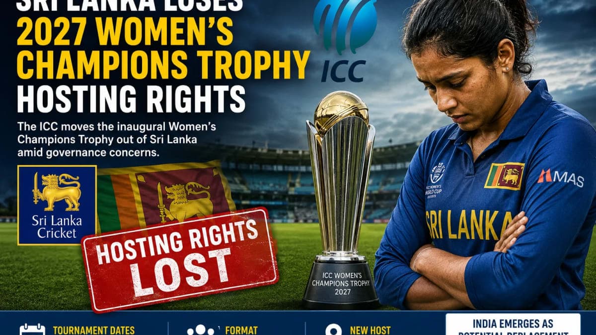Sri Lanka Loses 2027 Women’s Champions Trophy Hosting Rights; What Happens Next?
