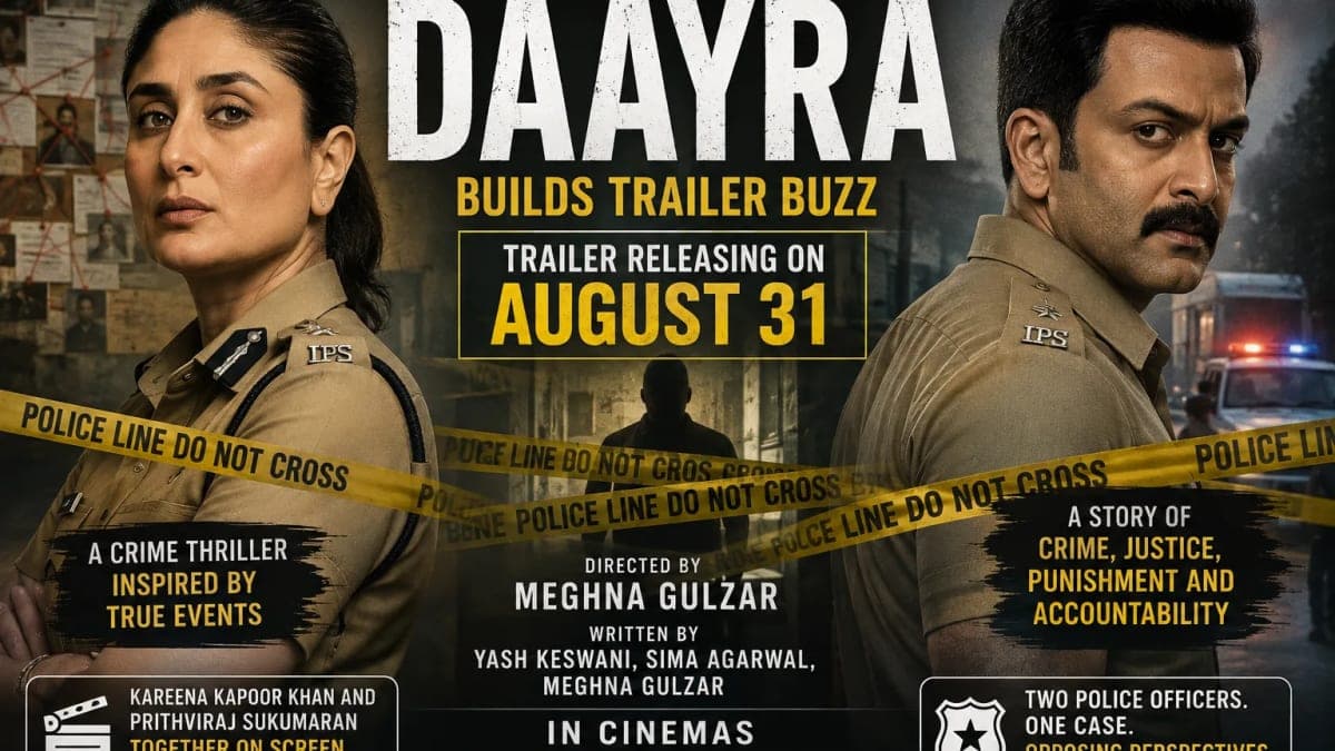 Kareena Kapoor and Prithviraj’s ‘Daayra’ Builds Buzz as Meghna Gulzar’s Crime Thriller Nears Trailer Reveal