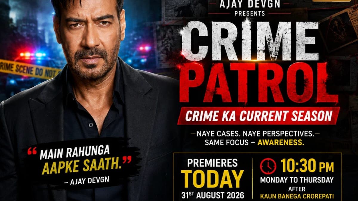 Ajay Devgn’s ‘Crime Patrol’ Premieres Today: New Season Brings Modern Crime Stories to Sony TV